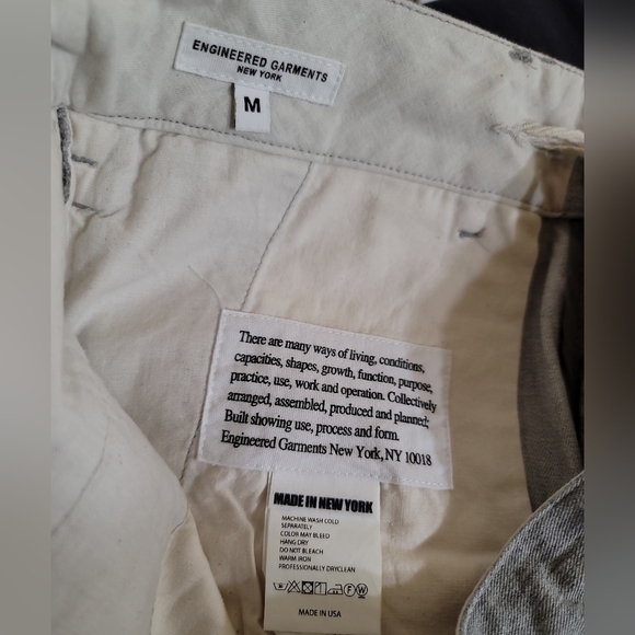 Engineered Garments Ghurka Shorts Light Gray Medium - Picture 6 of 6